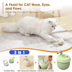 estbicn catnip hole feature captivates cats during laser play with scent cues