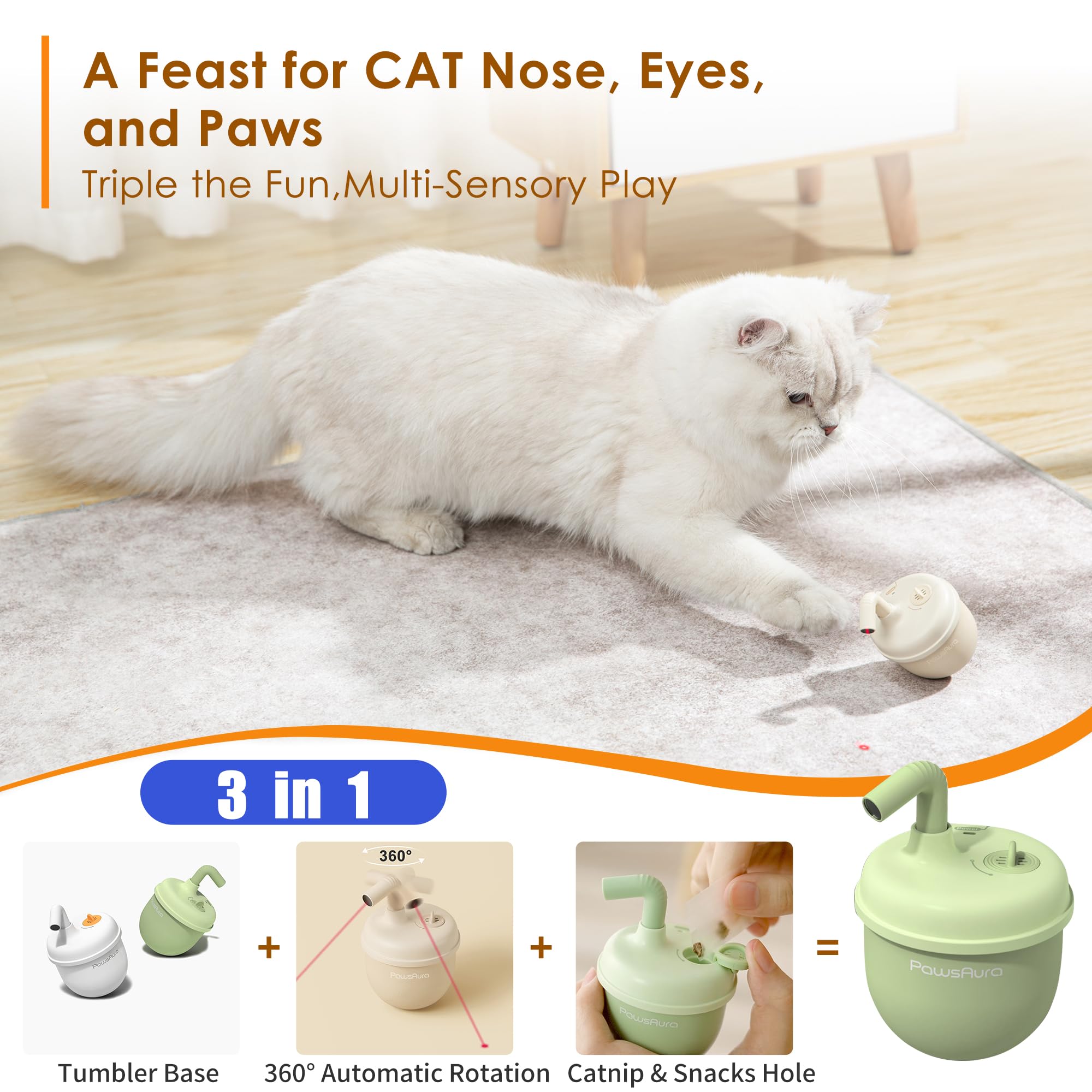 estbicn catnip-hole feature enhances cat engagement and scent-driven curiosity during play.