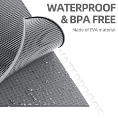 ESTHELLO Cat Litter Mat envelope-cleaning design speeds quick wipe-down or dumping