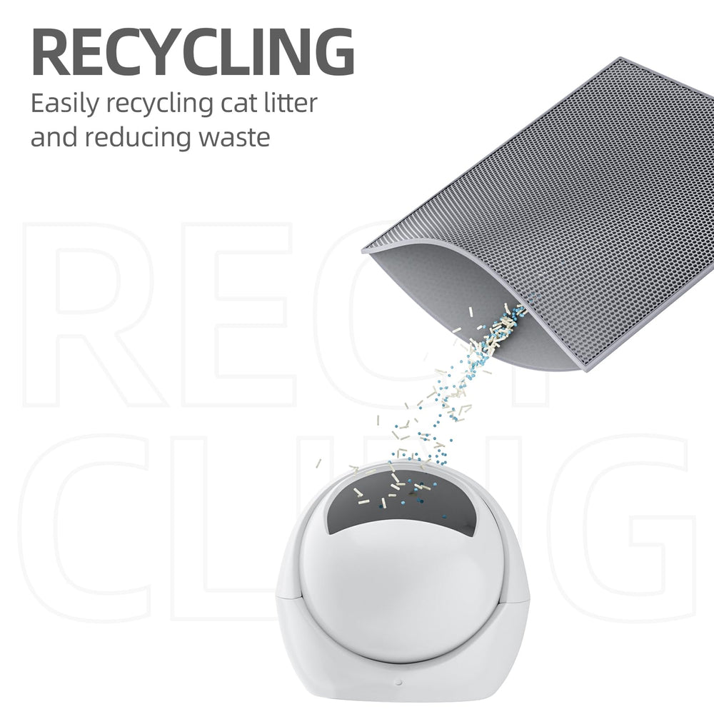 ESTHELLO Cat Litter Mat under-bowl use catches spills and protects floors