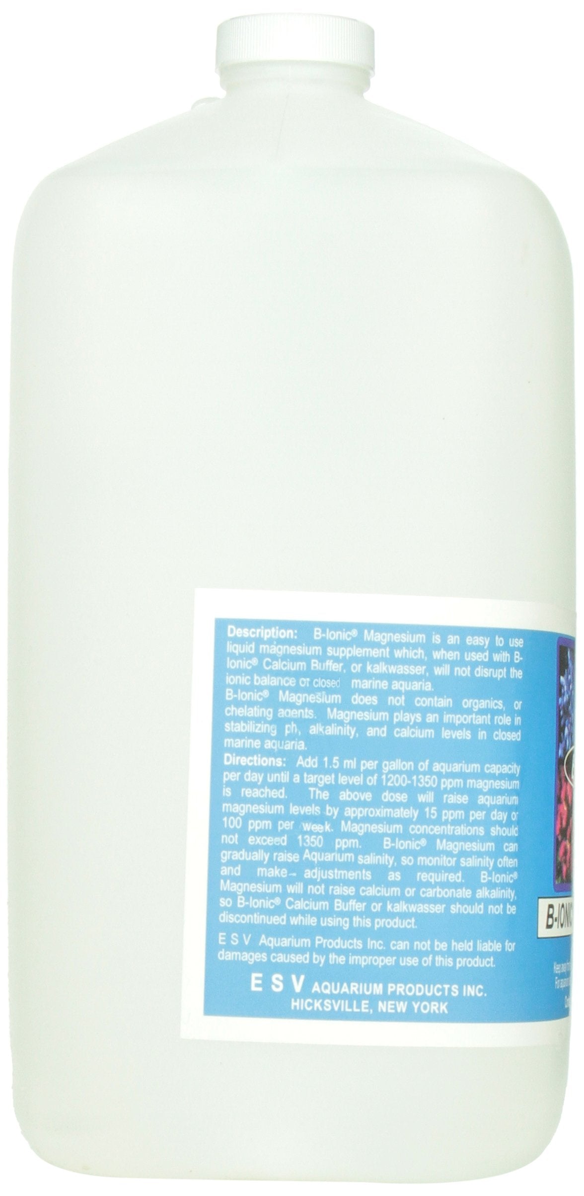 ESV Aquatics B-Ionic Magnesium dosing pour illustrating easy daily dosing.