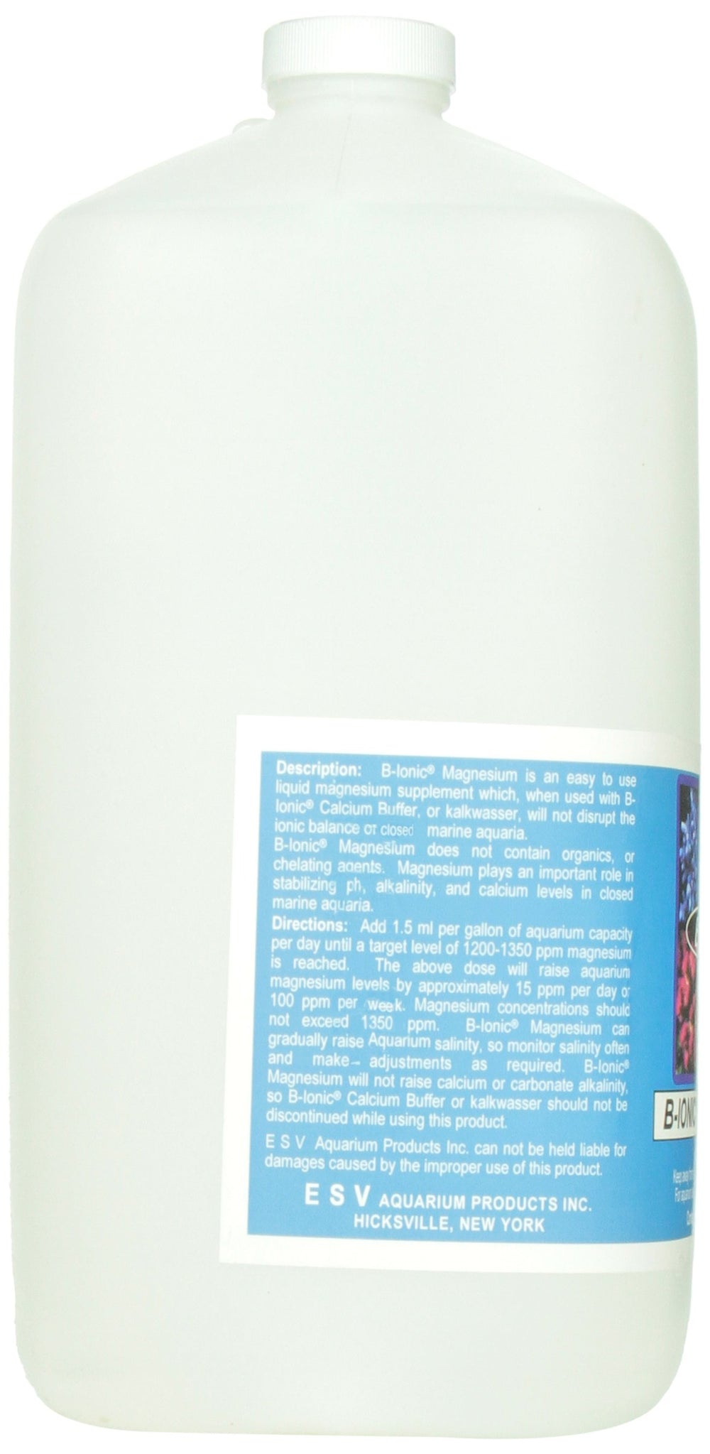 ESV Aquatics B-Ionic Magnesium dosing pour illustrating easy daily dosing.