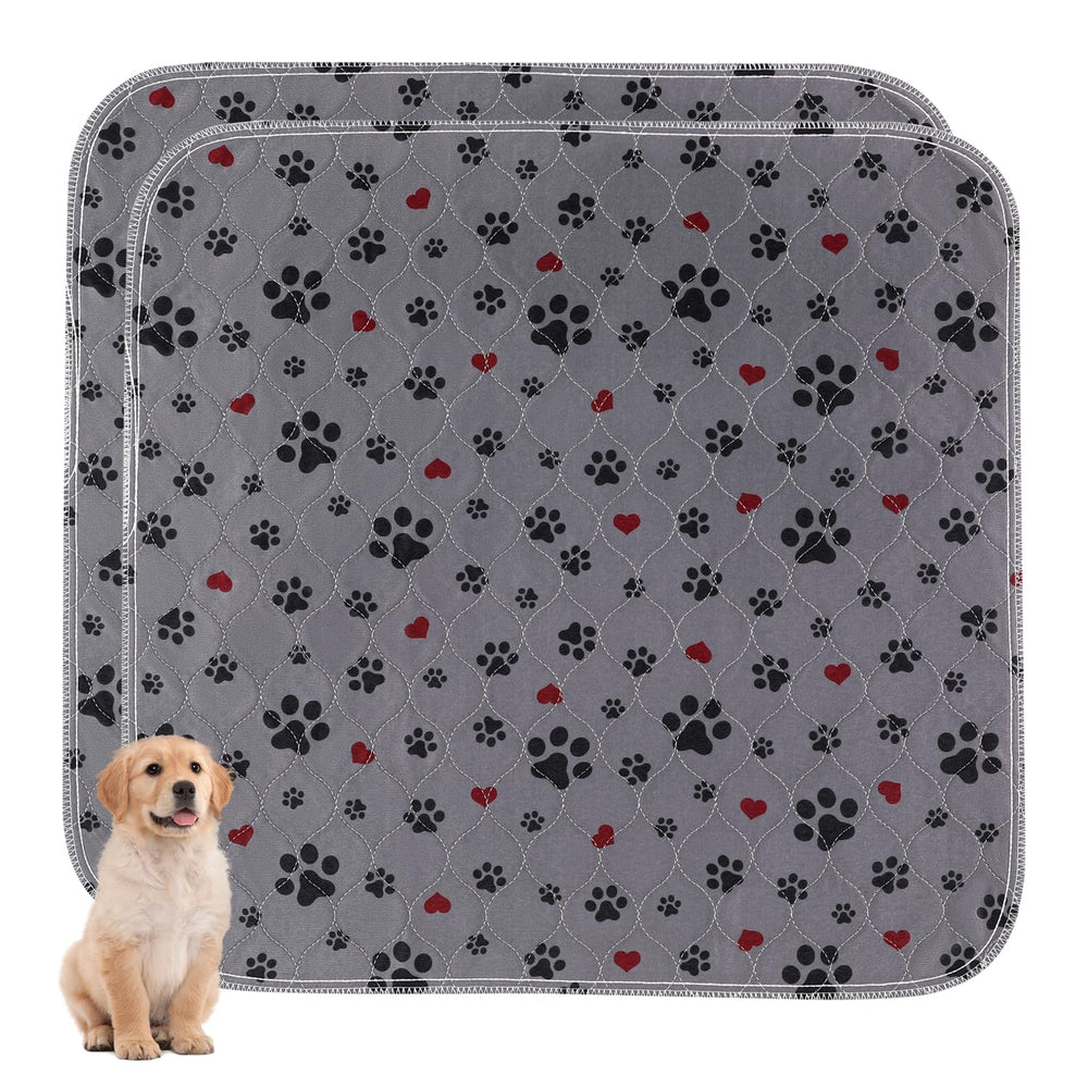 ESWIN washable dog pee pads two-pack 36x36 keeps floors clean and protected.