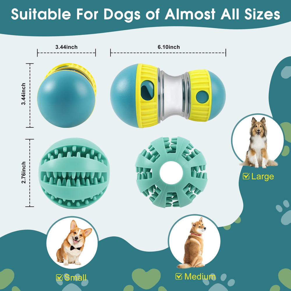 ETACCU dog puzzle toy adjustable openings enabling controlled treat flow during play