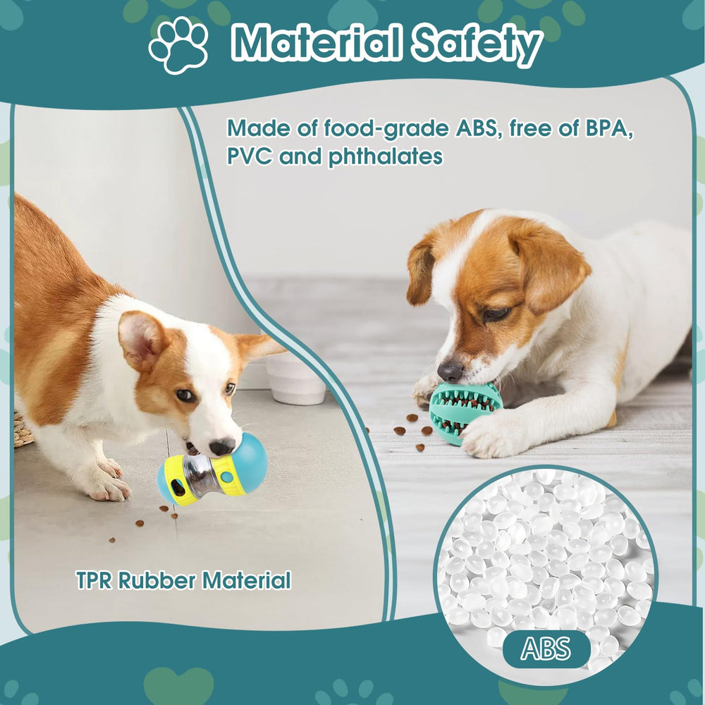 ETACCU dog puzzle toy safe ABS material resists chewing and scratching