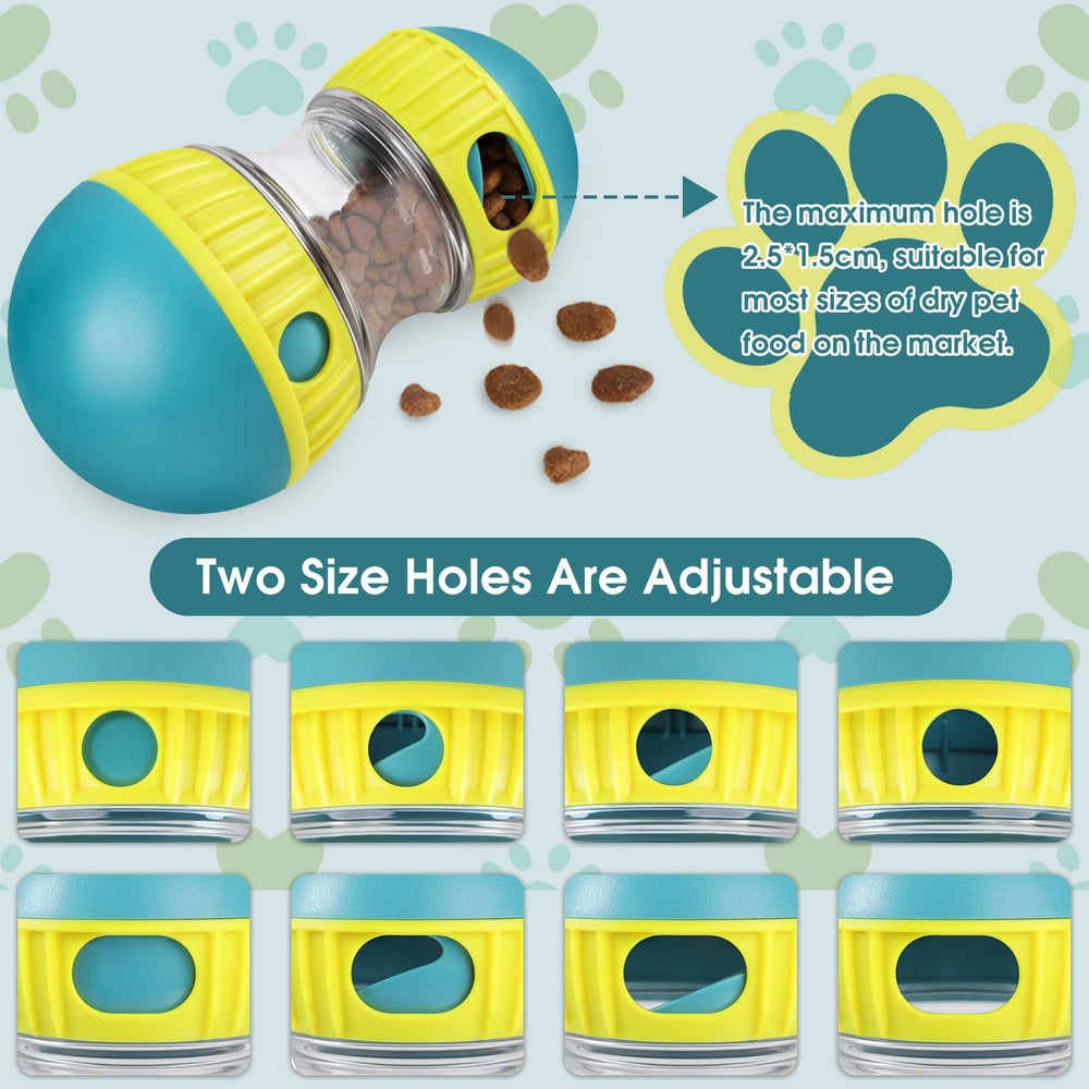 ETACCU dog puzzle toy treat-dispensing ball supports slower eating and enrichment