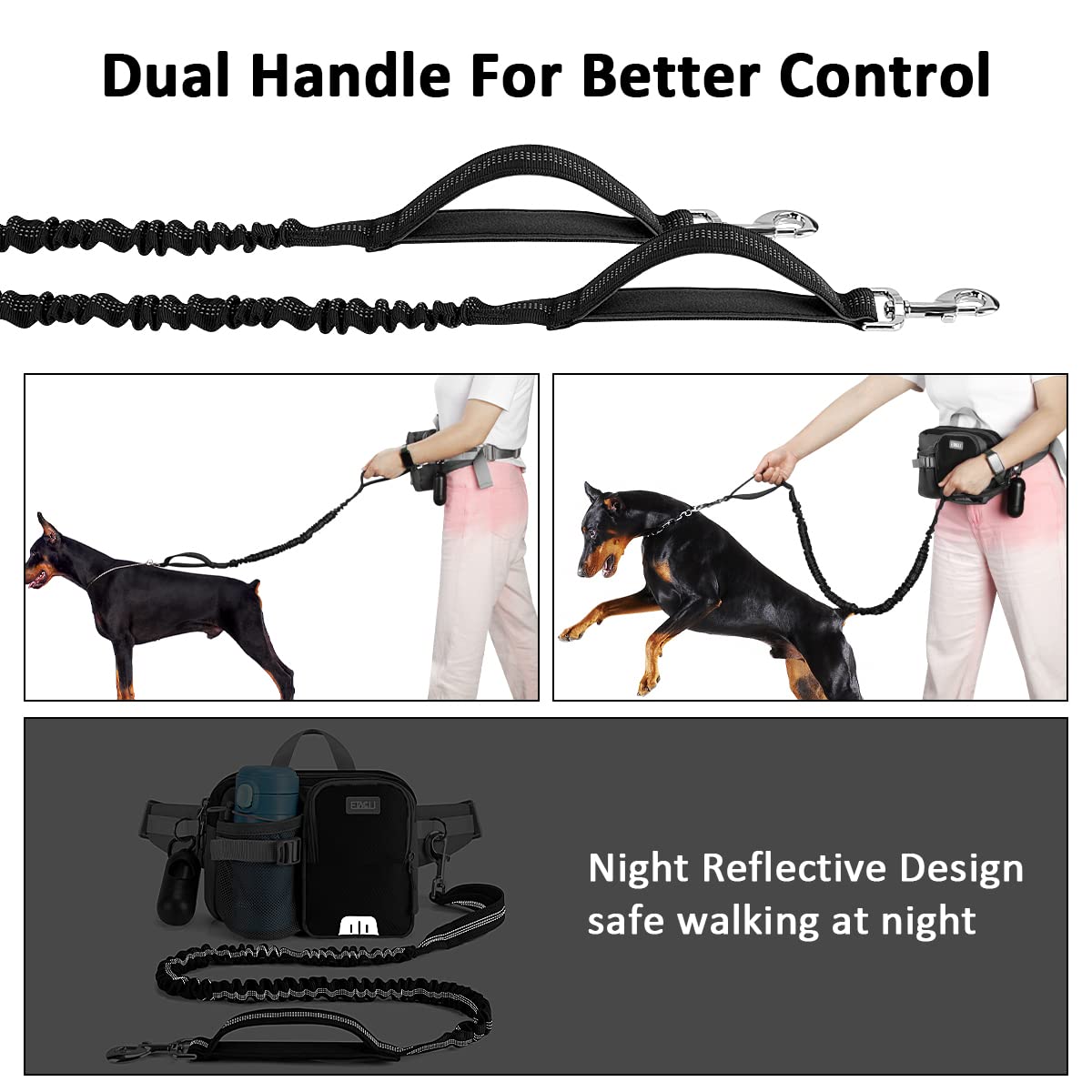 ETACCU durable bungee absorbs pulls up to 125 lbs