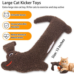 ETEKYER catnip toy with crinkle sound for engaging play.