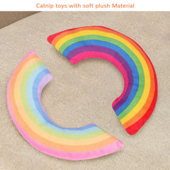 ETEKYER catnip toy rainbow-colors play enhances lively indoor exercise and curiosity