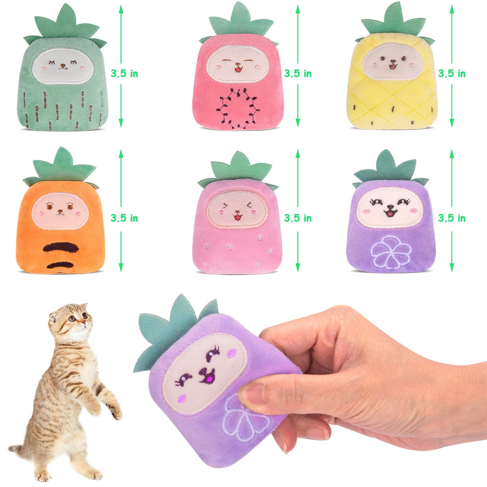 ETEKYER hand-stitched catnip toy closeup shows safe, durable craftsmanship