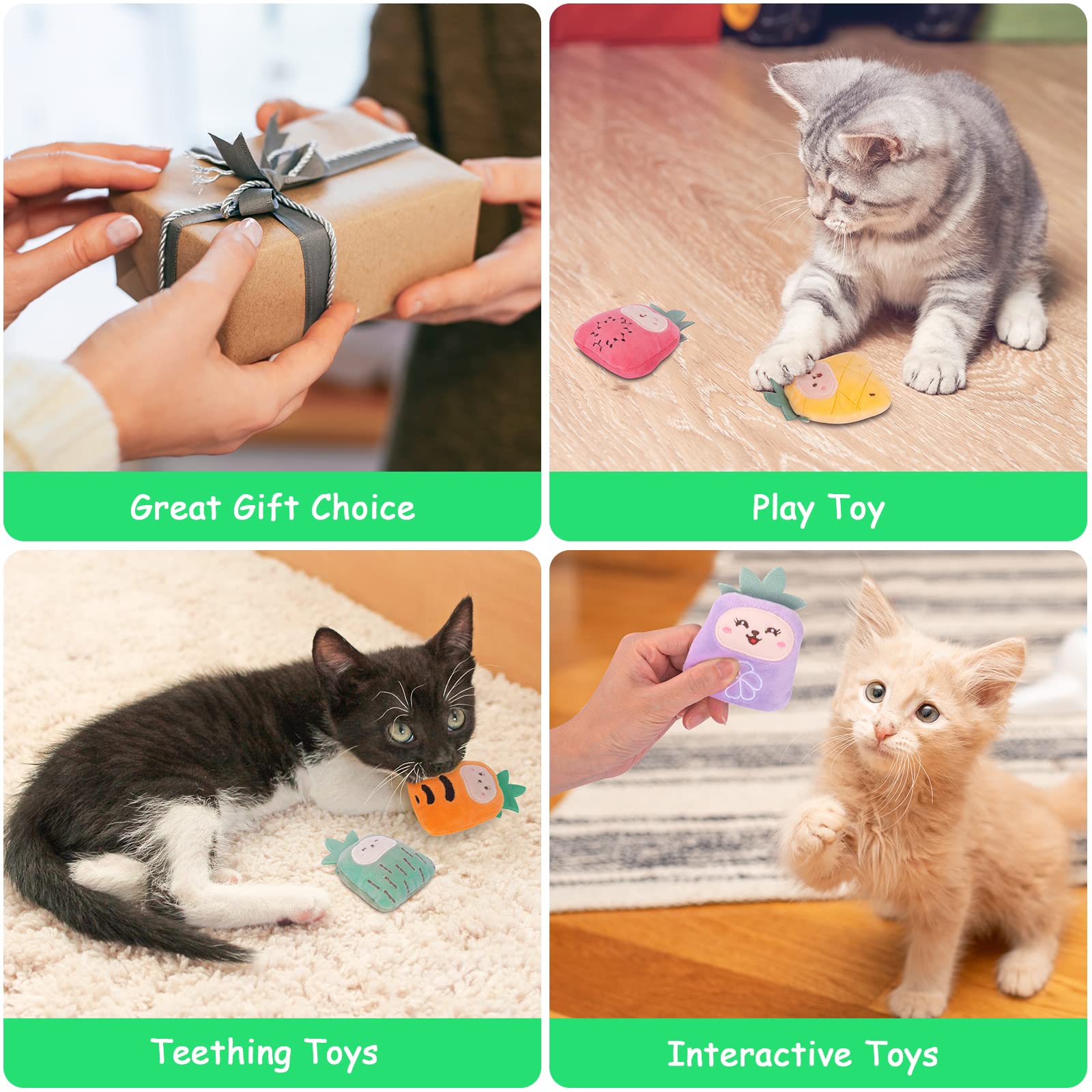 ETEKYER indoor playtime kicker toy image highlights hunting instinct stimulation