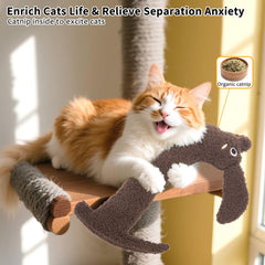 ETEKYER kitten kicker toy fits between paws for energetic sessions.