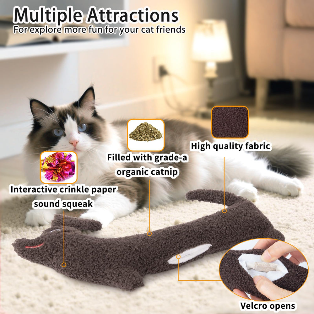 ETEKYER catnip toy vacuum-sealed packaging preserves freshness.