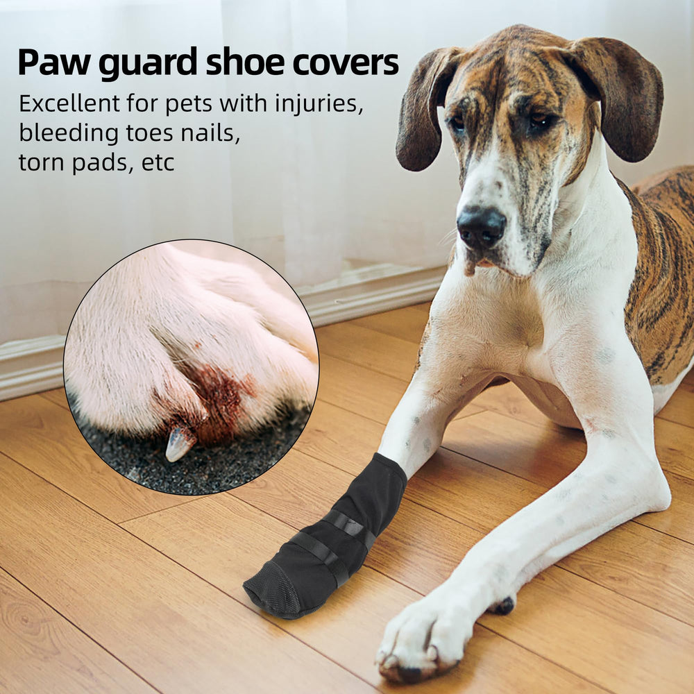 ETIAL dog boot interior with secure magic sticker closure during play