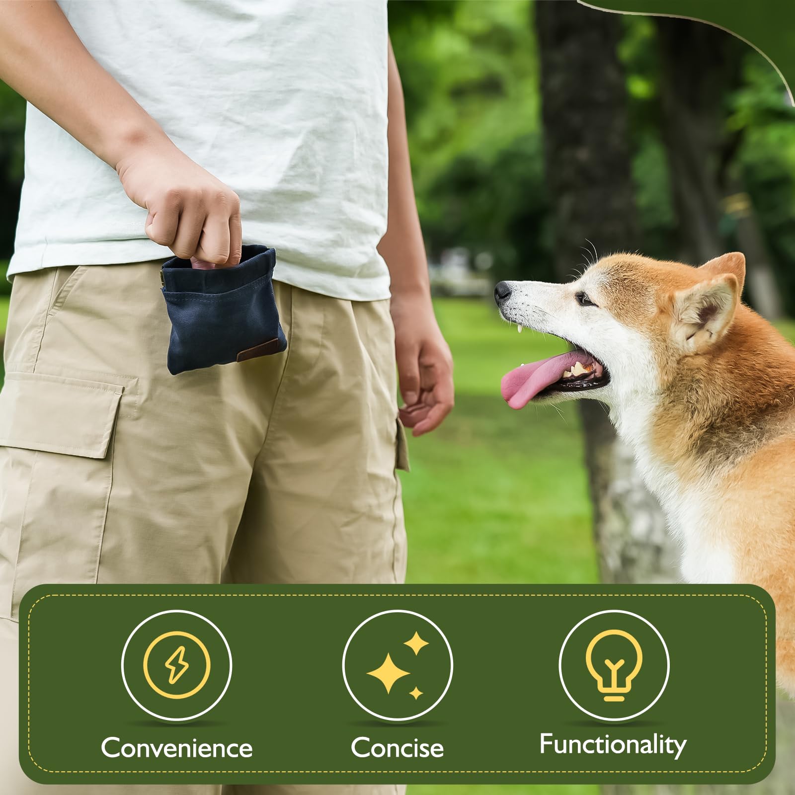 ETIAL dog treat pouch lifetime replacement offers peace of mind