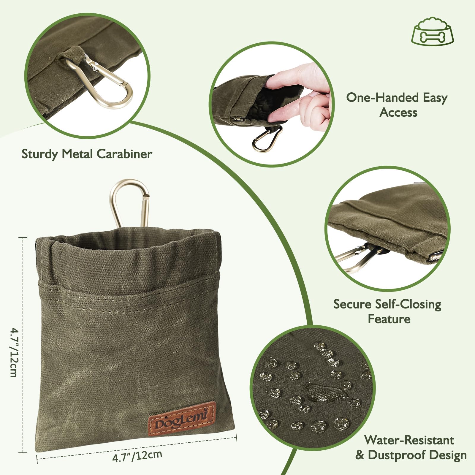 ETIAL pouch attached to pants for easy, distraction-free training.