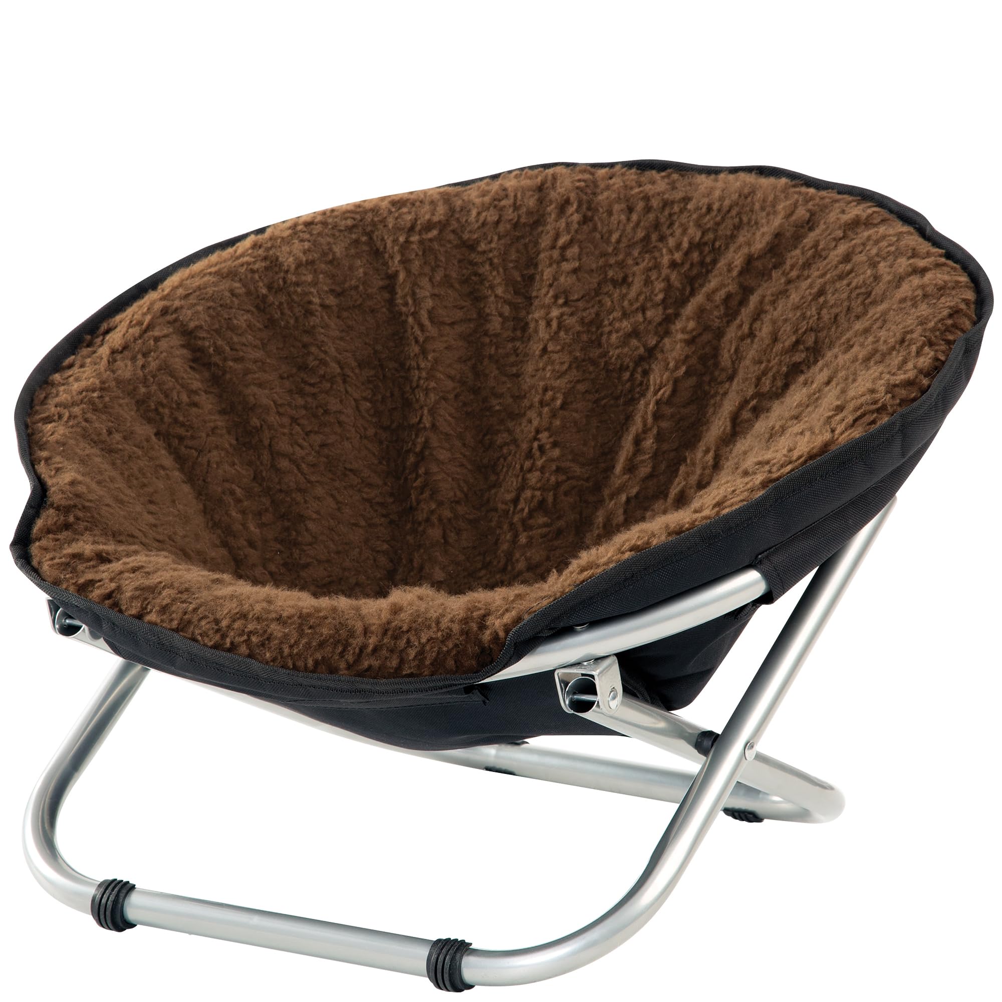 Etna folding pet cozy chair assembled for quick snooze and lounge.