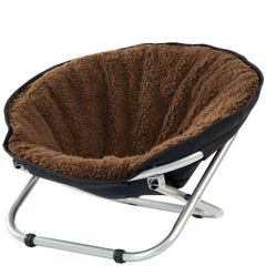 Etna folding pet cozy chair assembled for quick snooze and lounge.
