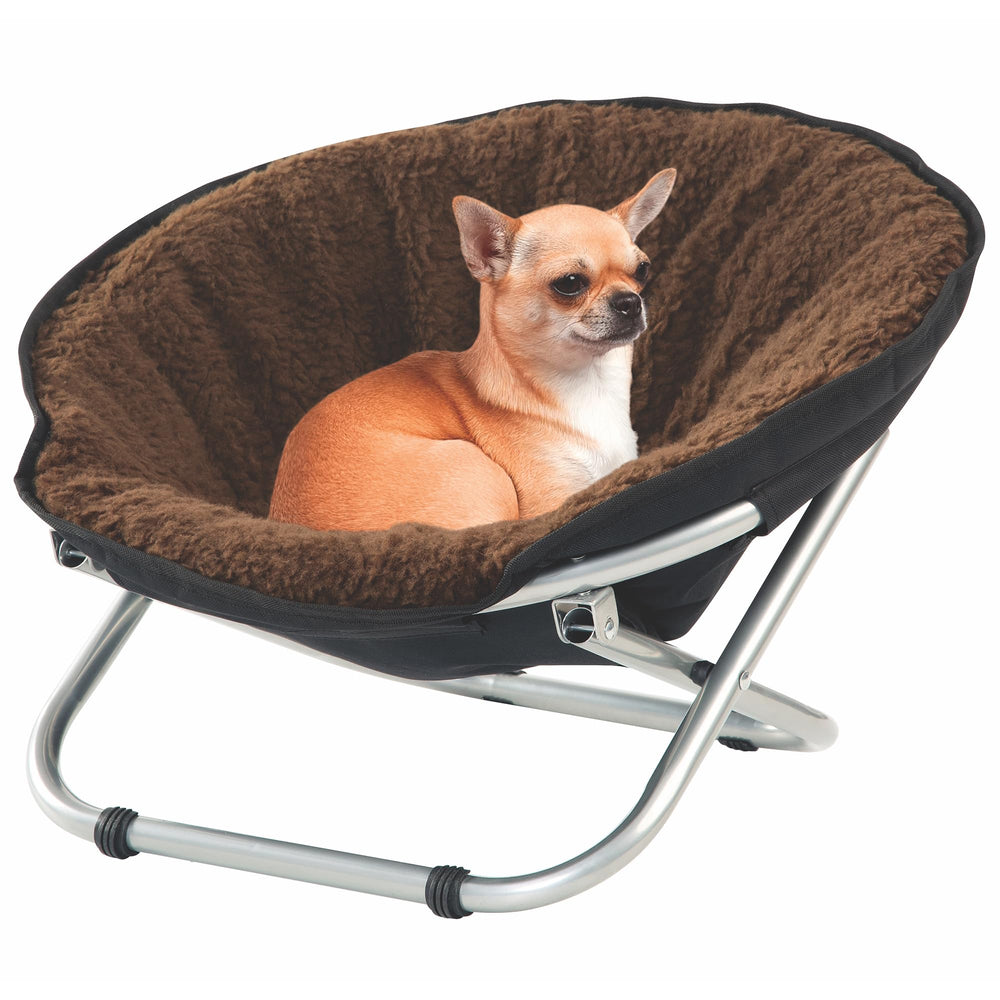 Etna chair measures 15x21 inches for small pet comfort.