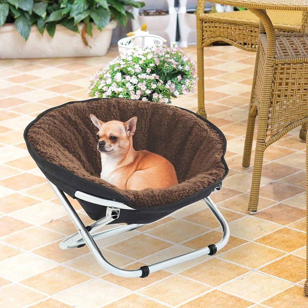 Etna folding pet cozy chair travel use ideal for beach, park or camping.