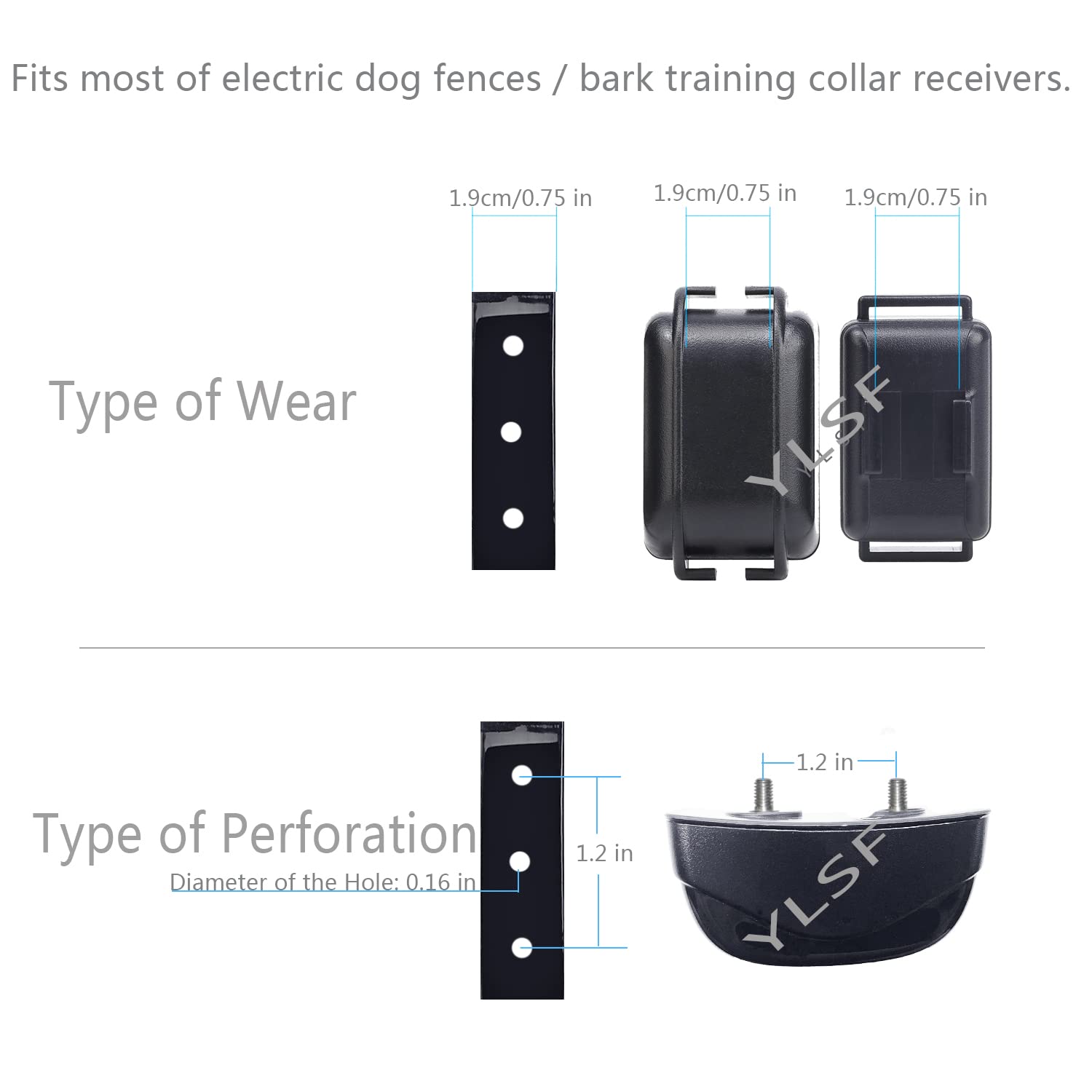 ETPET collar strap compatibility range demonstrates broad receiver-fit for multiple brands
