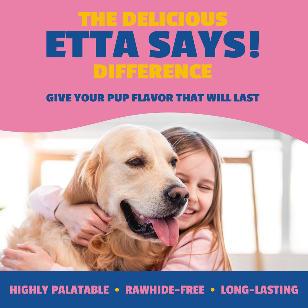 USA-made Flavor Fusion chews by Etta Says are crafted with USA ingredients.