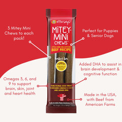 etta says! Mitey Mini Chews odor-free formula keeps home smelling fresh