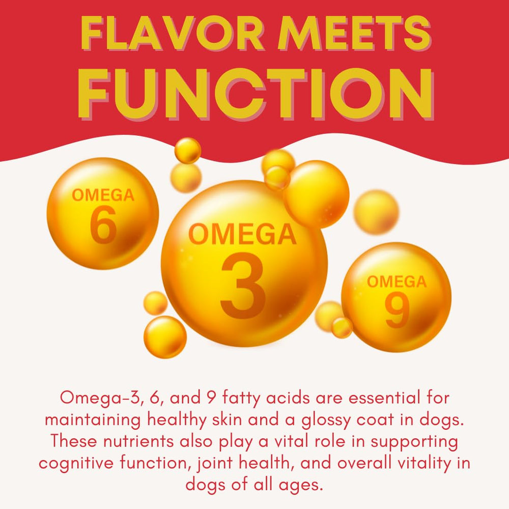 etta says! Mitey Mini Chews USA-made treats with Omega-3 and Omega-6