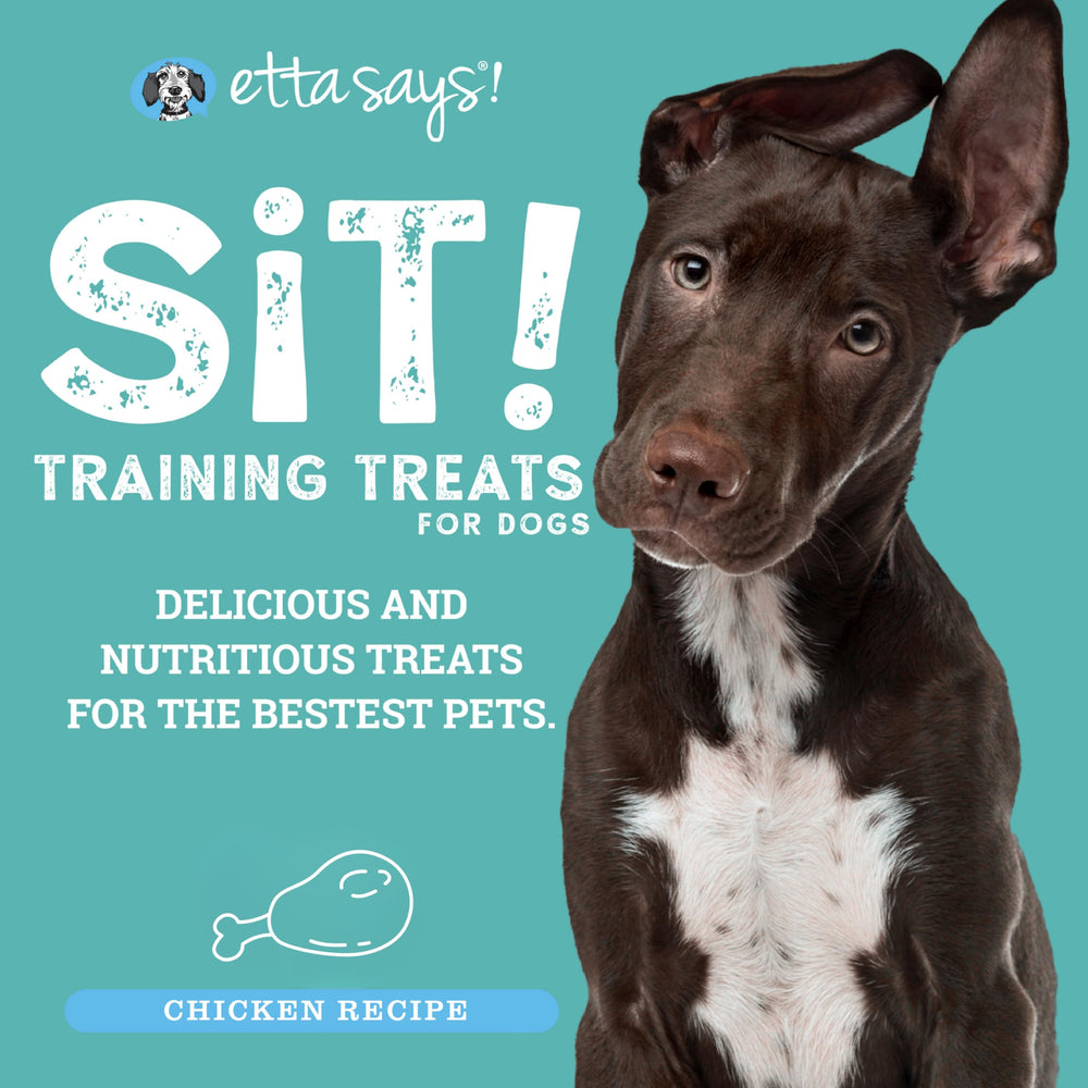 Etta Says Sit Training Treats all-natural ingredients inspire wholesome snacking and learning.