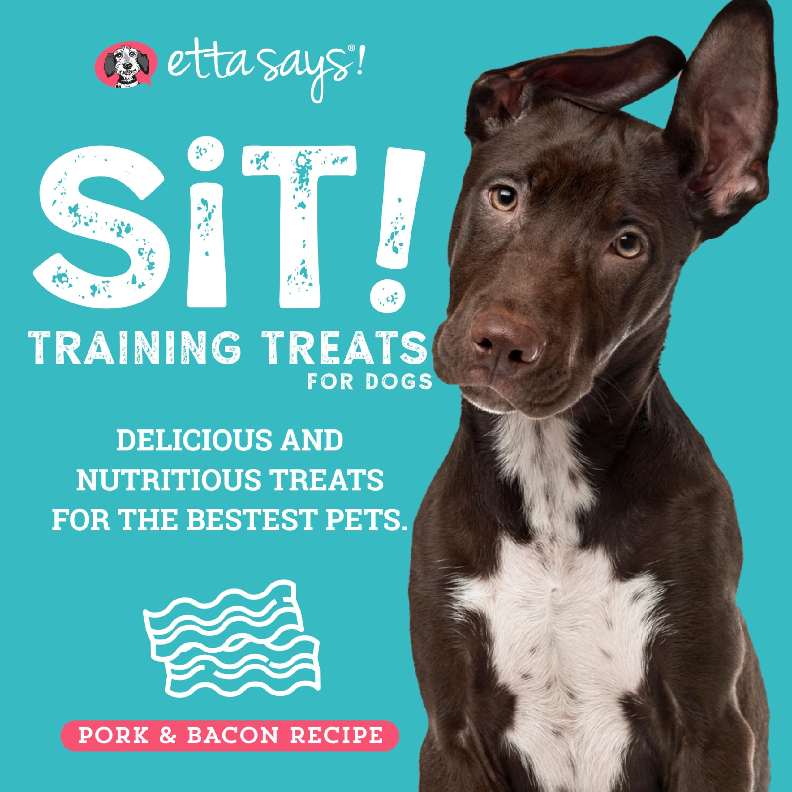 etta says! Training Treats close-up texture highlights tender, low-calorie bites for training.