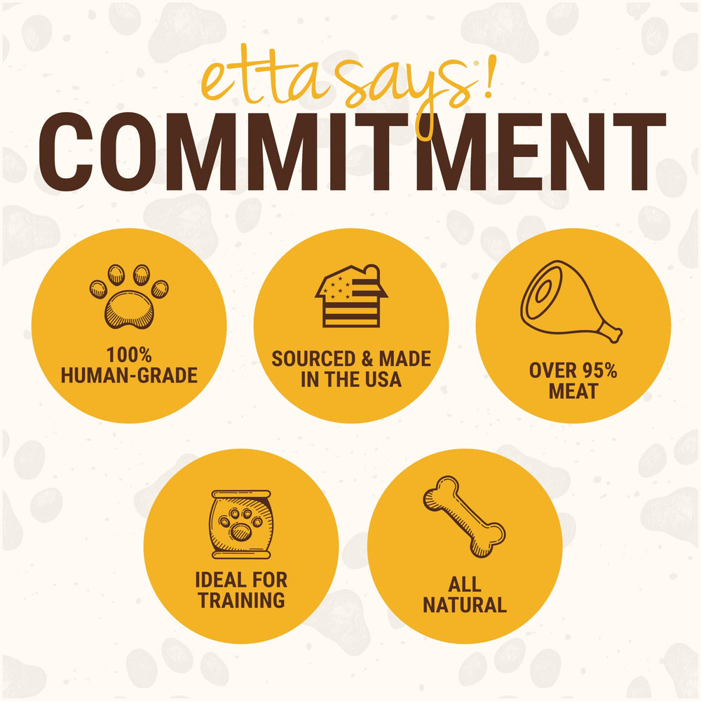 etta says! Yumm Sticks individually wrapped sticks staying fresh for on-the-go rewards.
