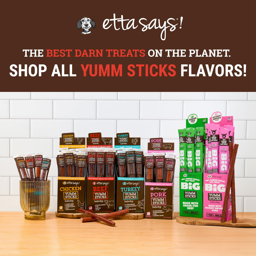 etta says! Yumm Sticks human-grade facility – demonstrates trusted production standards.