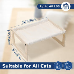EUIJOIP cat bed offers 360° view for attentive pets.