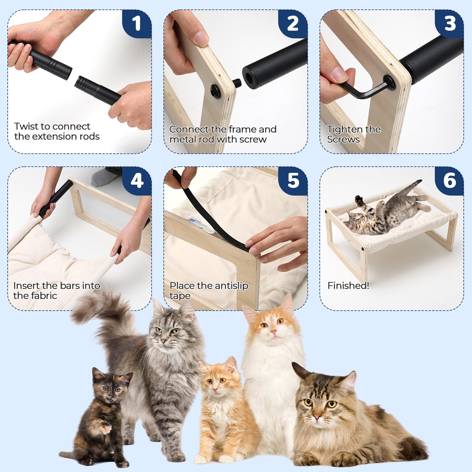 EUIJOIP cat bed in use demonstrates a cozy indoor retreat.