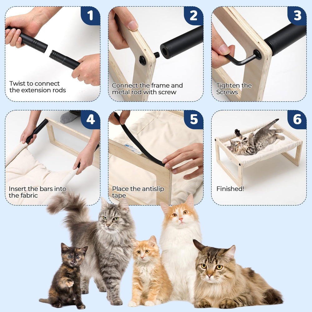 EUIJOIP cat bed in use demonstrates a cozy indoor retreat.