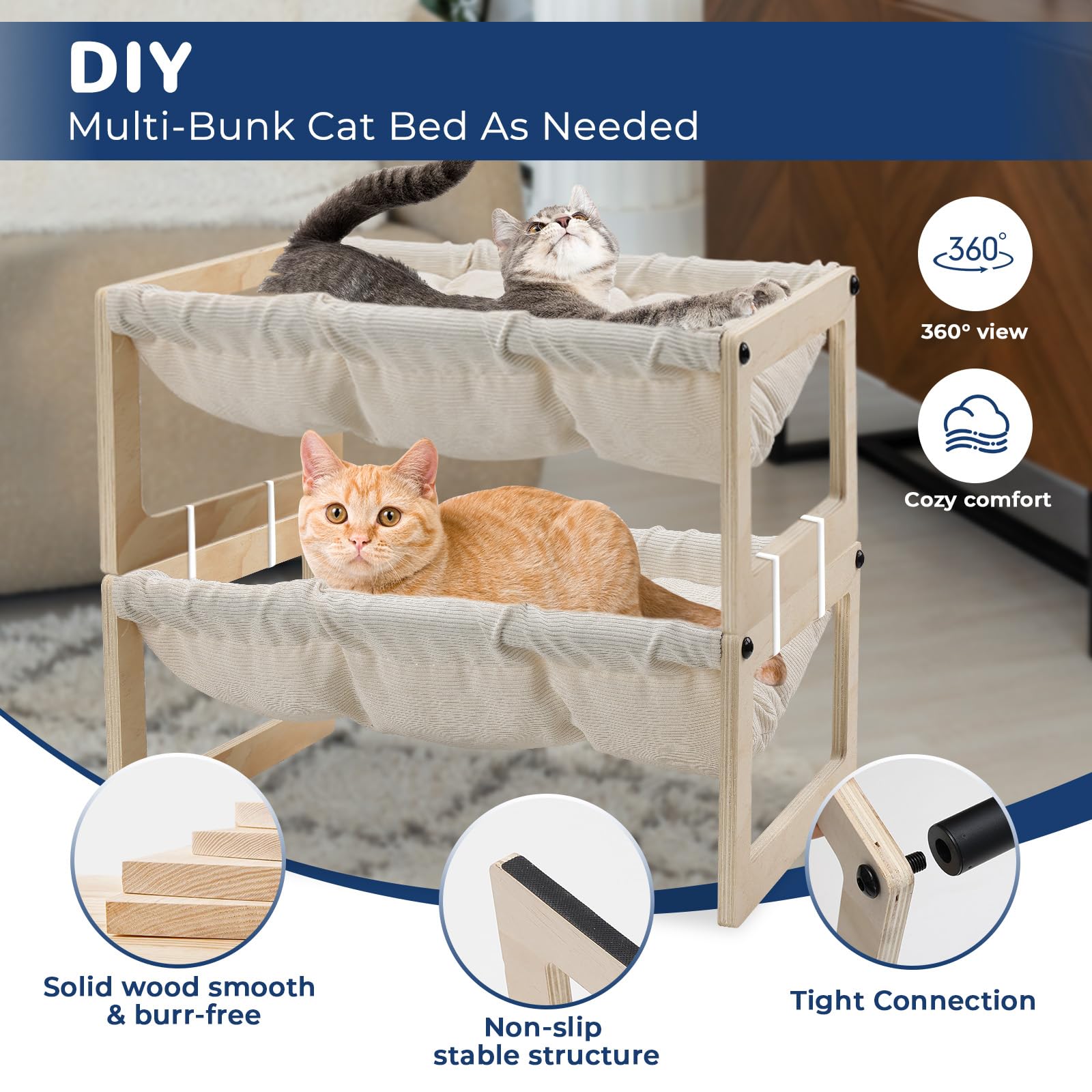 EUIJOIP removable washable cushion allows quick cleaning and fresh comfort.