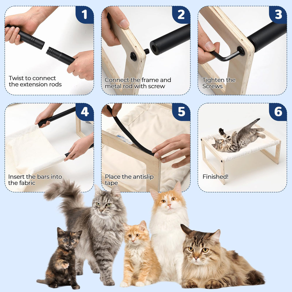 EUIJOIP sturdy frame resists wobble for undisturbed sleep.