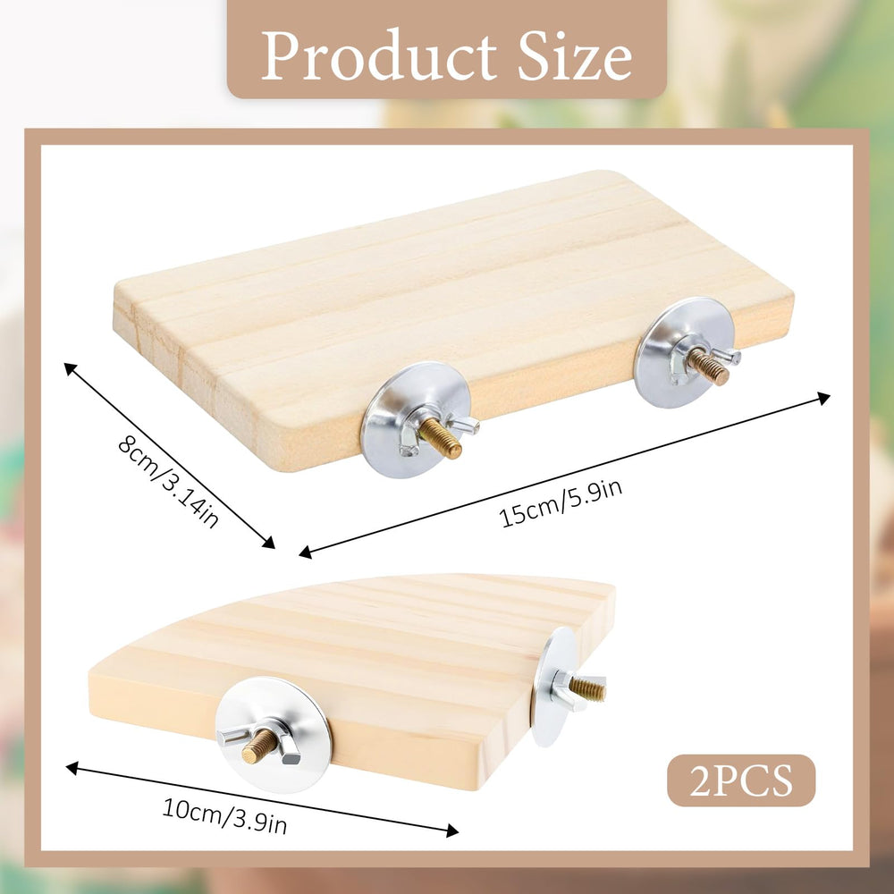 EupHHonycs bird perch fan shape 10cm supports active climbing and play.