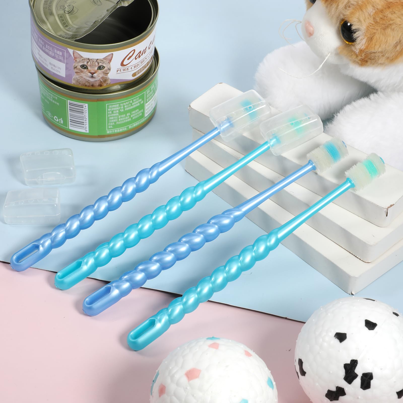 EupHHonycs four-piece set supports daily brushing routines.