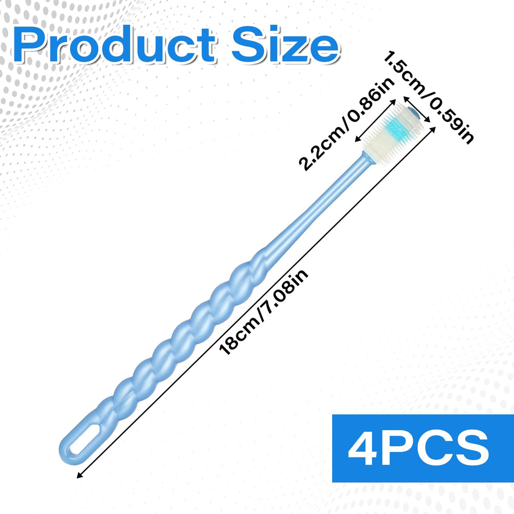EupHHonycs soft-bristles dental brush provides thorough cleaning for small pets.