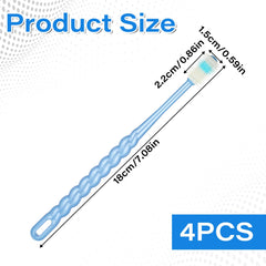 EupHHonycs soft-bristles dental brush provides thorough cleaning for small pets.