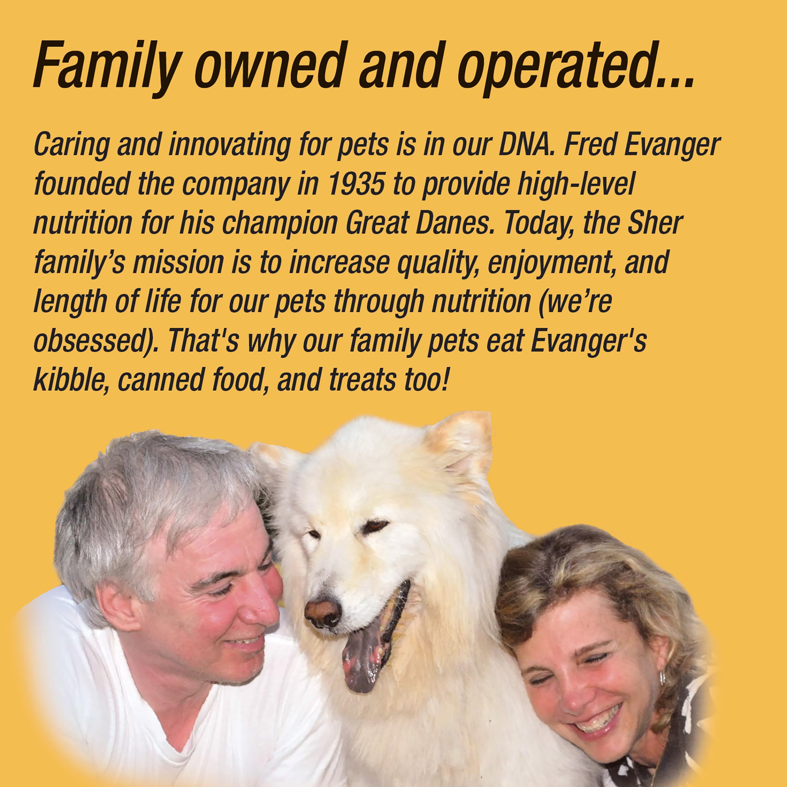 USA-made heritage image honors Dr. Evanger’s 90-year craft and dog sport champions