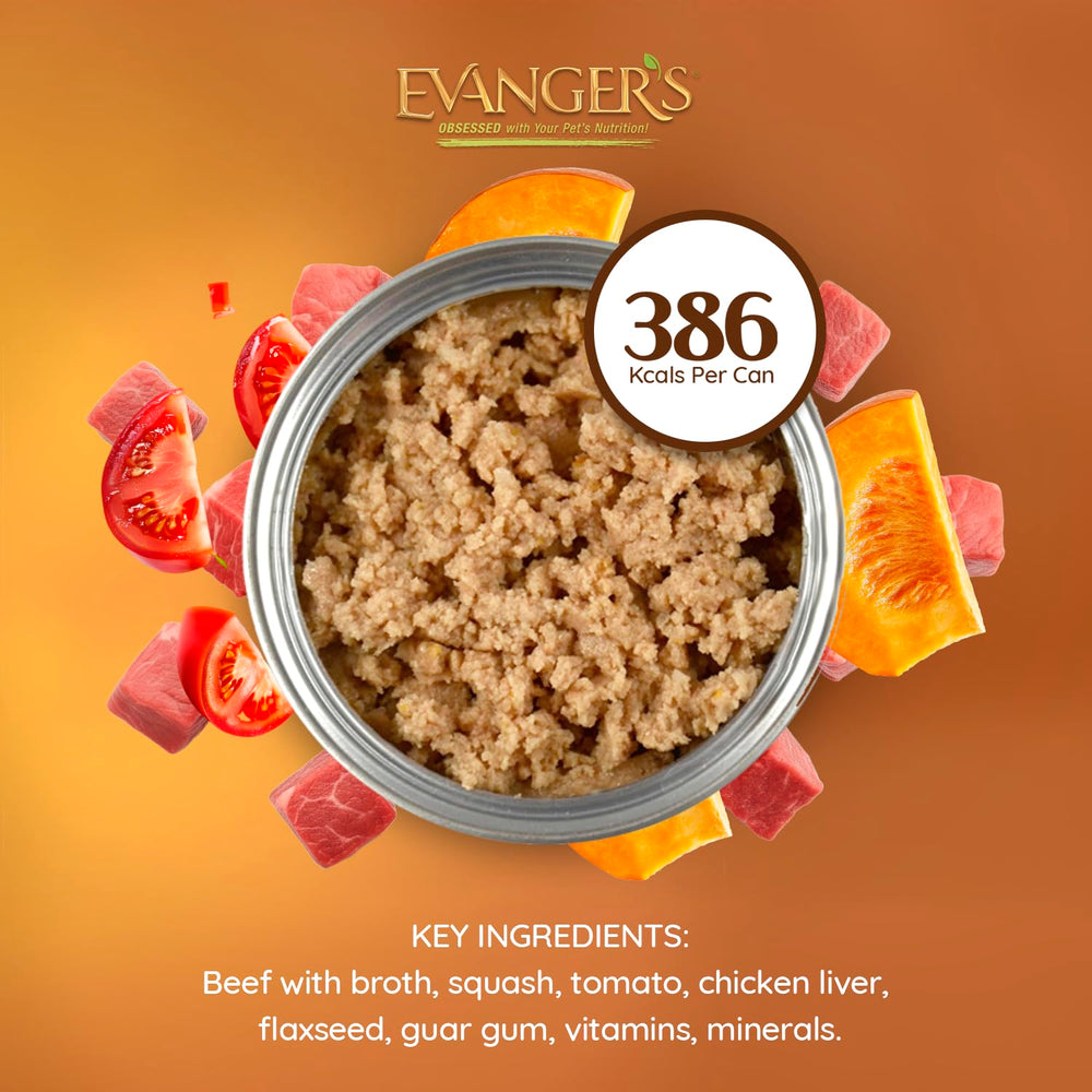 Evanger's Heritage Classics 12-count pack shows bulk convenience for multi-cat households.