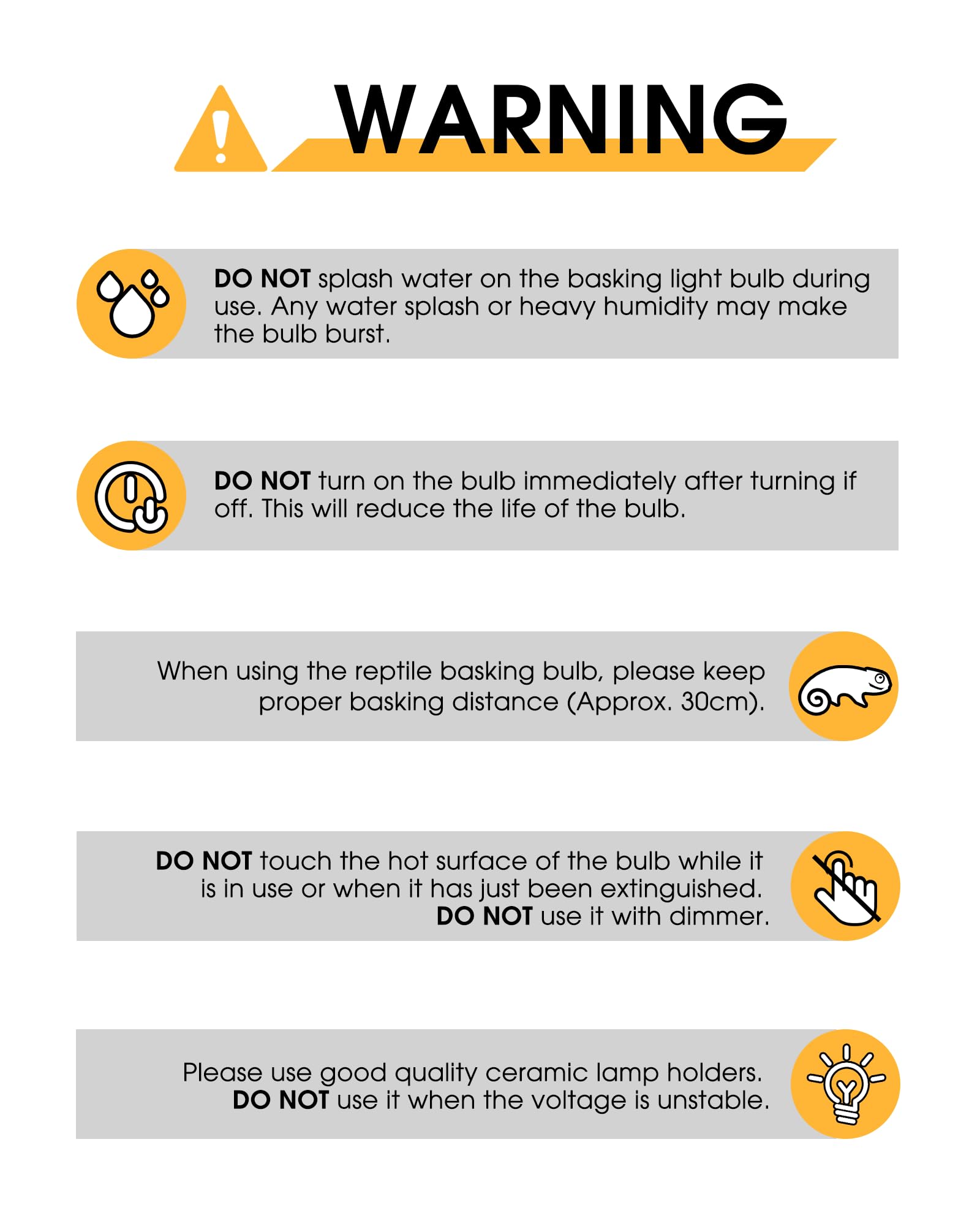 EvaStary safety tip image shows proper distance and care during use
