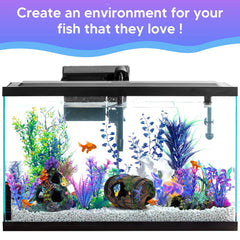 EVELOMO starfish-barrel provides decorative charm and shelter for curious fish.
