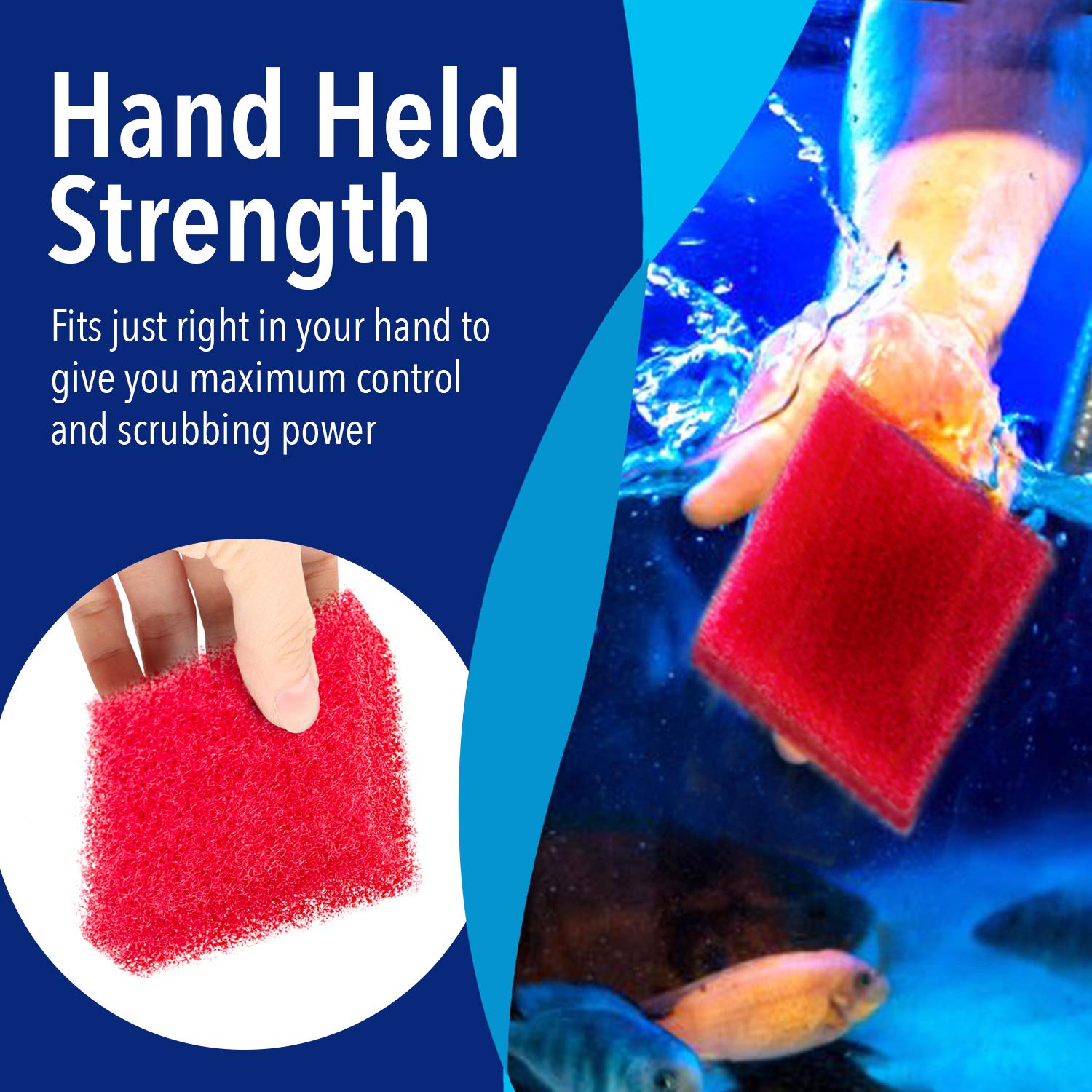 Evergreen cleaning pad 3-25in square for efficient glass wall cleaning.