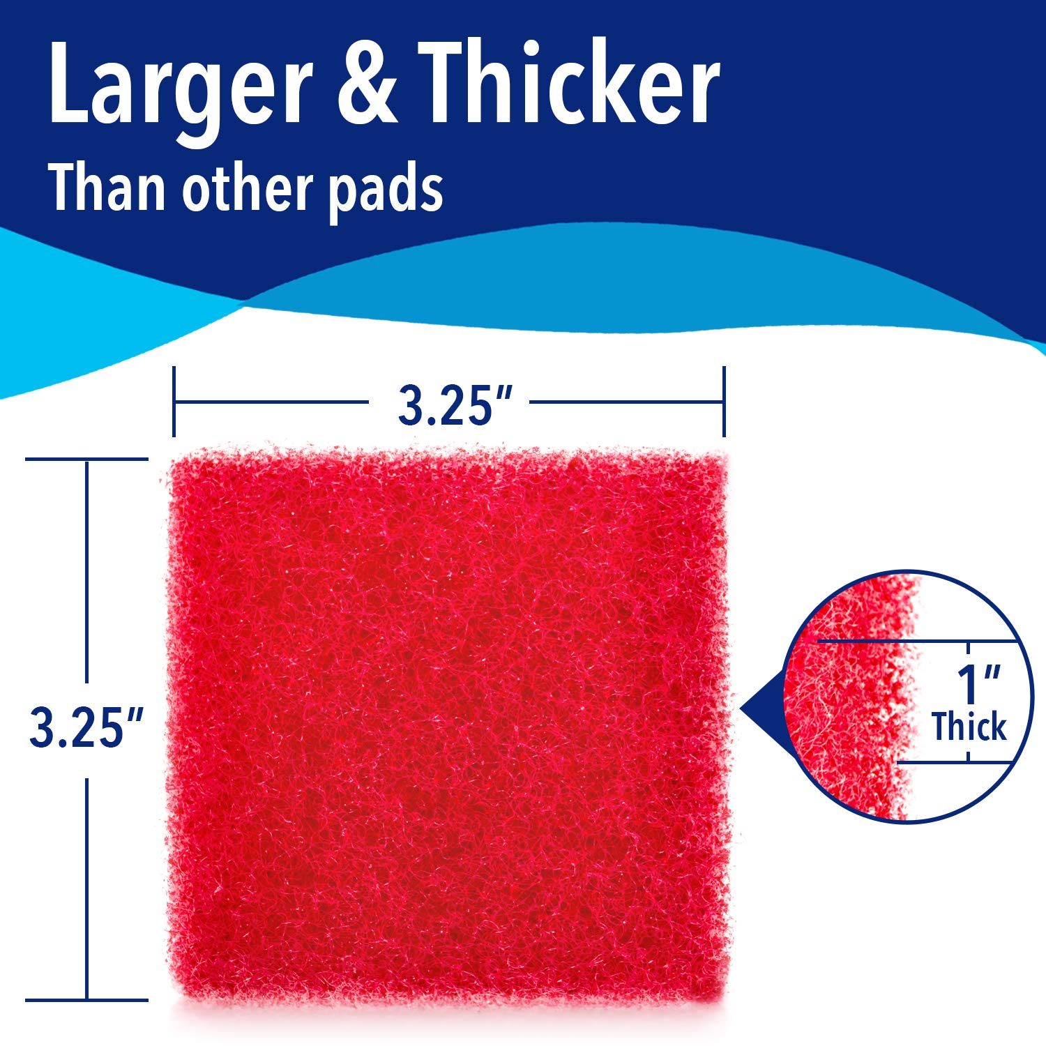 Evergreen glass scrubber close-up shows soft texture for scratch-free cleaning.