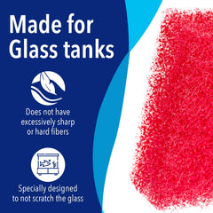 Evergreen sponges showcase durable design for repeated tank cleanings.