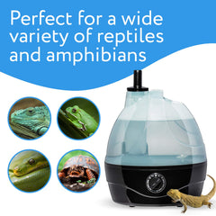 Evergreen Pet Supplies reptile fogger auto shut-off protects against dry runs during use