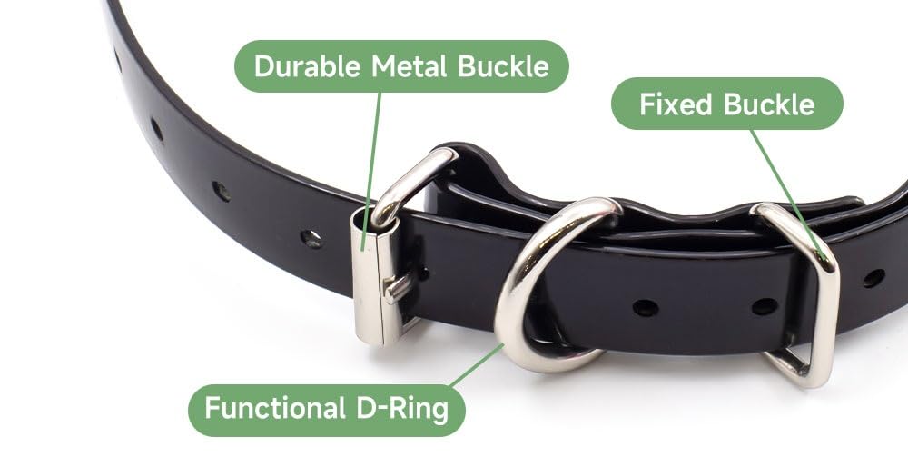 EveryPet universal band strap waterproof design stands up to wet outdoor use.